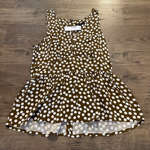 J. Crew Tops - NWT J.Crew Peplum Sleeveless Top - 8